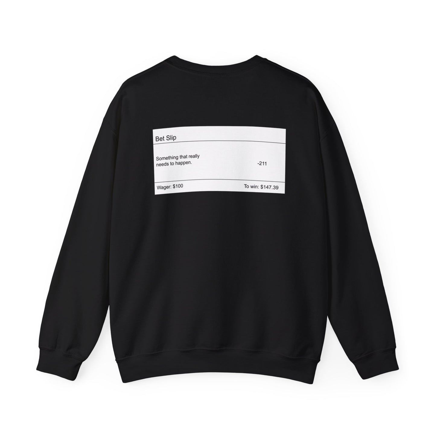 Sports Betting Crewneck Sweatshirt, Comfortable Unisex Sweatshirt, Gift for Gamblers, Perfect for Game Days, Relaxed Fit Apparel