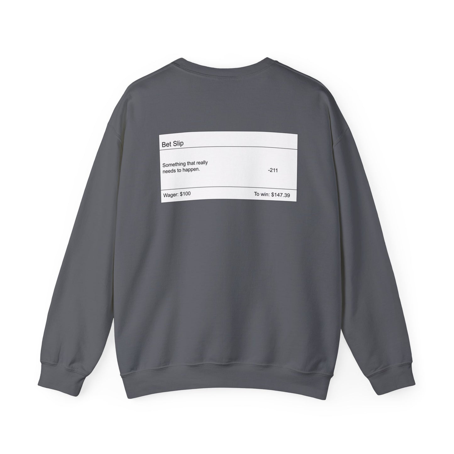 Sports Betting Crewneck Sweatshirt, Comfortable Unisex Sweatshirt, Gift for Gamblers, Perfect for Game Days, Relaxed Fit Apparel