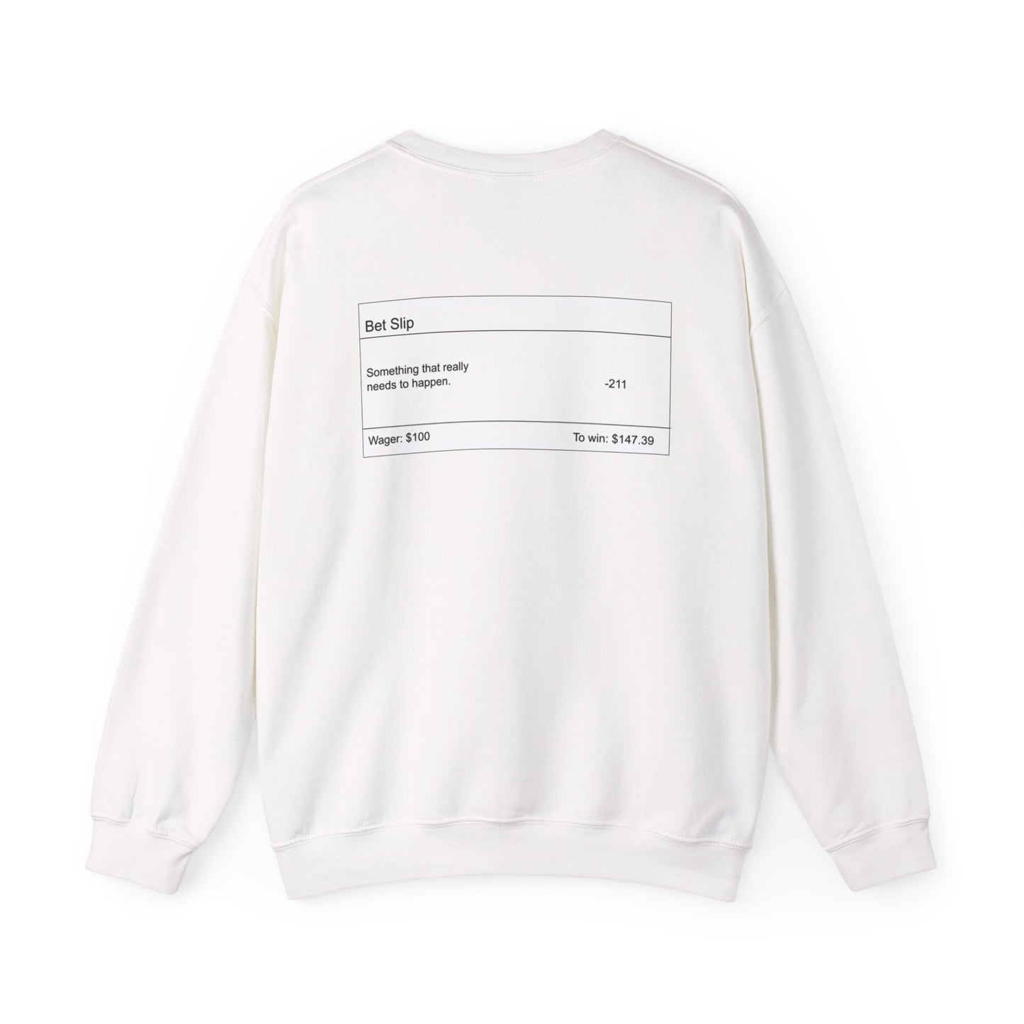 Sports Betting Crewneck Sweatshirt, Comfortable Unisex Sweatshirt, Gift for Gamblers, Perfect for Game Days, Relaxed Fit Apparel