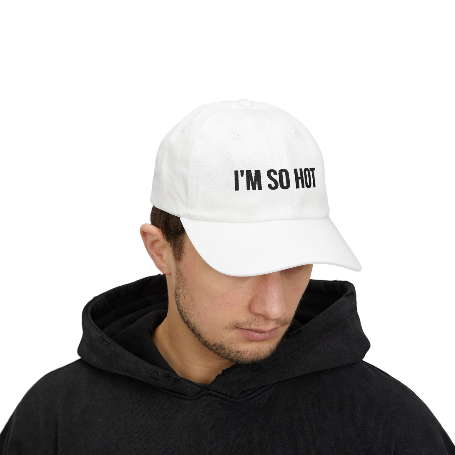 A hat that lets everyone know you're on fire