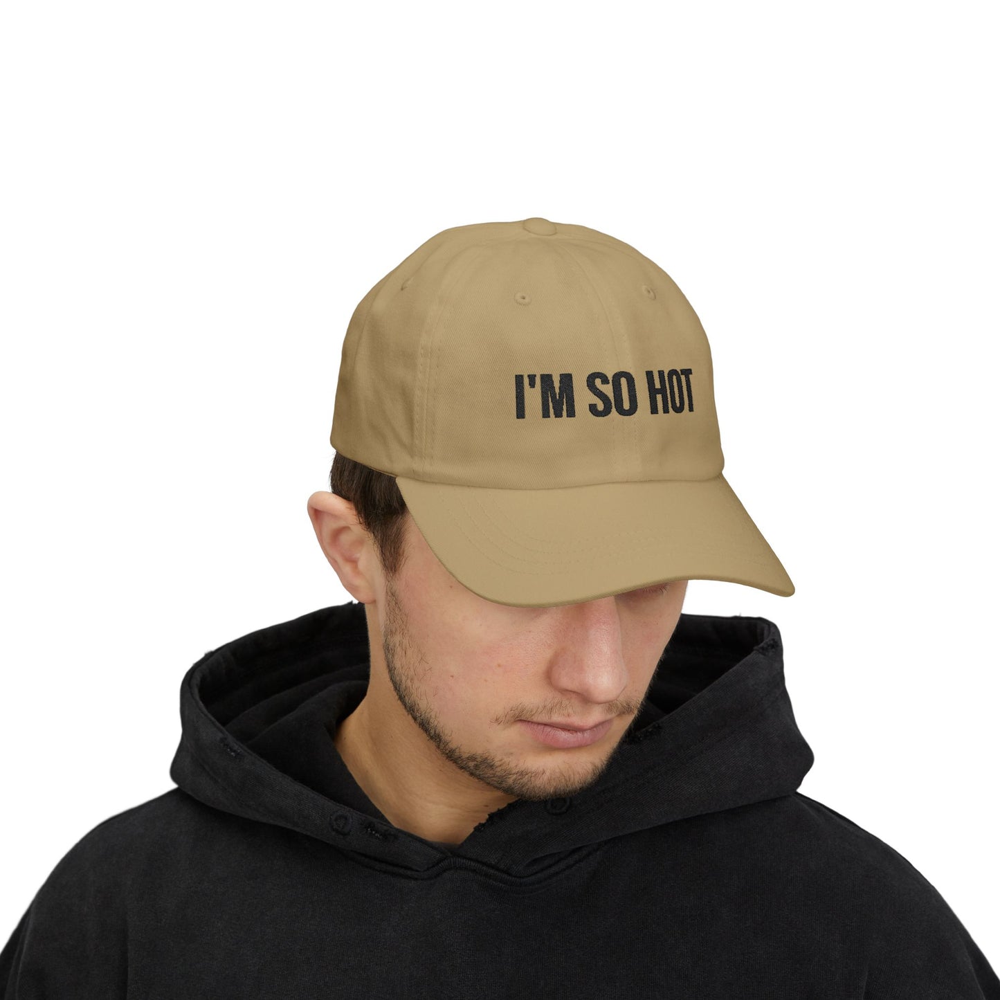 A hat that lets everyone know you're on fire